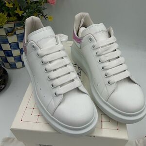 Men's Alexander McQueen oversized leather sneakers size 44 made in Italy